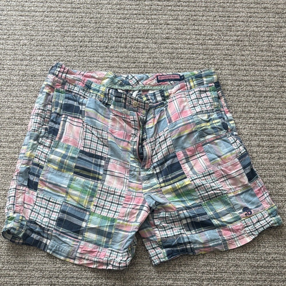 Vineyard Vines Multicolor Plaid Men Shorts